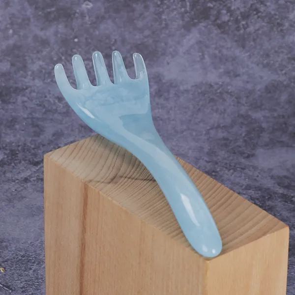 5-Prong Scalp Massager Blue