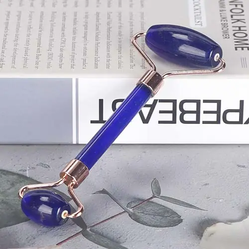 Double Head Resin Face Roller Dark Blue
