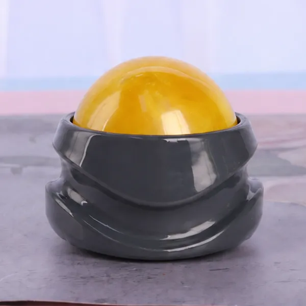 Handheld Massage Roller Ball Yellow