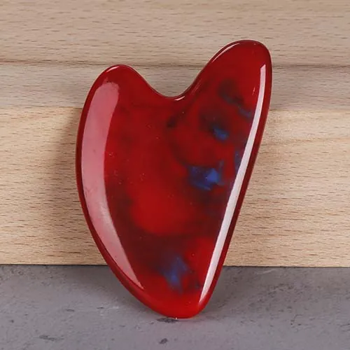 Heart Shape Resin Gua Sha Flame