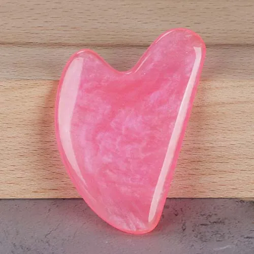 Heart Shape Resin Gua Sha Pink