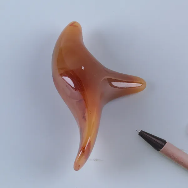 Horn Shape Reflexology Tool Gold