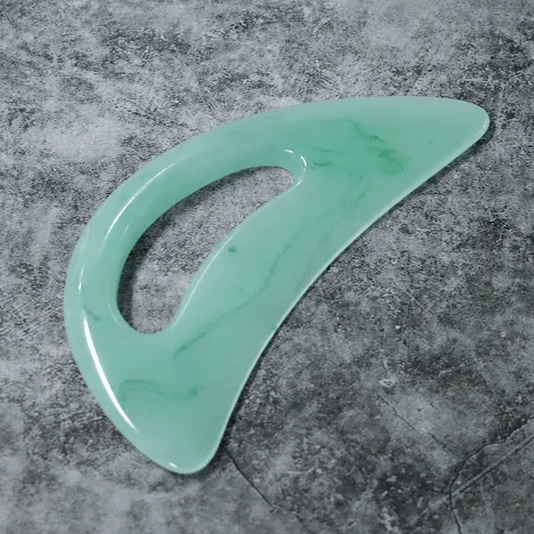 Large Back Gua Sha Pink Green
