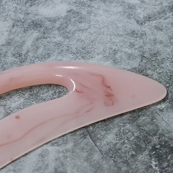 Large Back Gua Sha Pink Right
