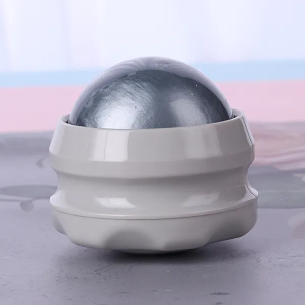 Massage Roller Ball Grey Ball with Grey Base