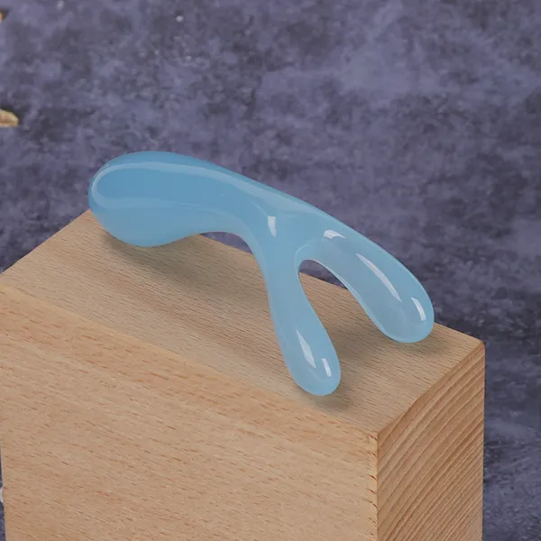 Nose Scraper Massager Blue
