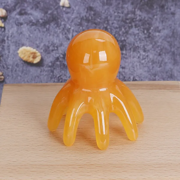 Octopus Scalp Massager Yellow