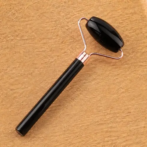 Single Head Resin Face Roller Black