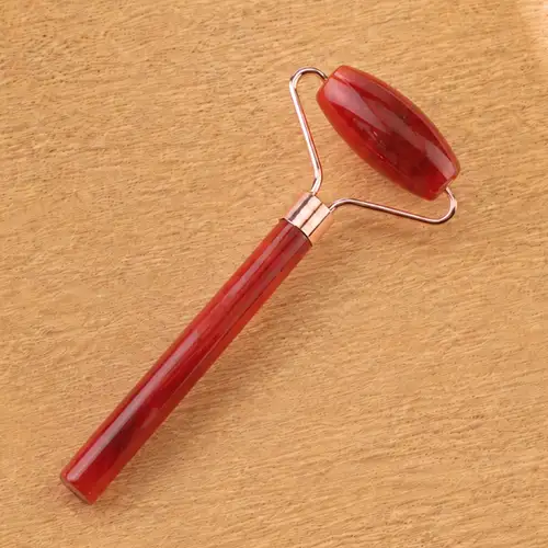 Single Head Resin Face Roller Red