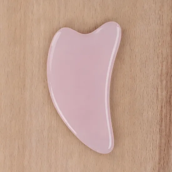 Slim Curved resin Gua Sha Pink